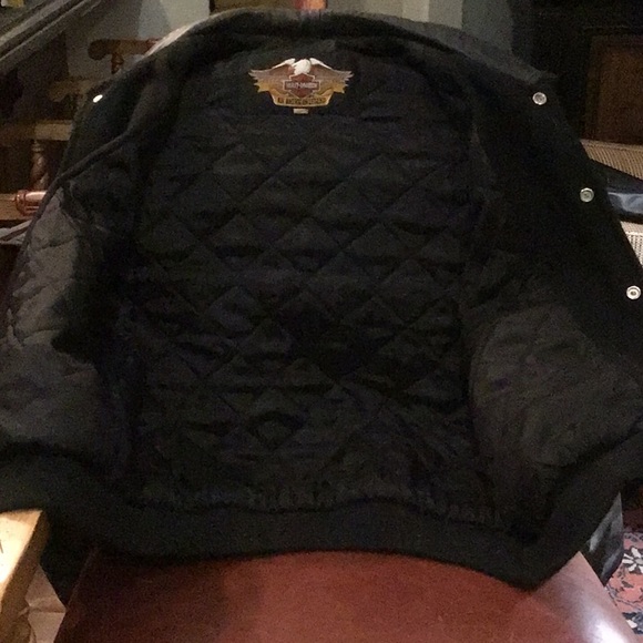 Harley Davidson Mens Varsity motorcycle jacket - Picture 3 of 3